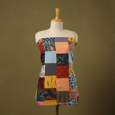 Buy Handcrafted Patchwork Cotton Kurta Material
