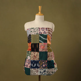  Multicolor Handcrafted Patchwork Cotton Kurta Material