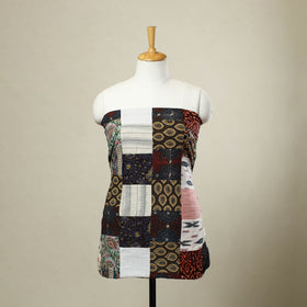 Buy Multicolor Handcrafted Patchwork Cotton Kurta Material