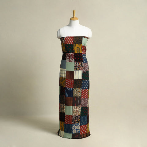 Buy Handcrafted Patchwork Cotton Kurta Material