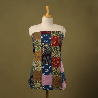 Buy Handcrafted Patchwork Cotton Kurta Material