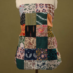  Multicolor Handcrafted Patchwork Cotton Kurta Material