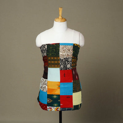 Buy Handcrafted Patchwork Cotton Kurta Material