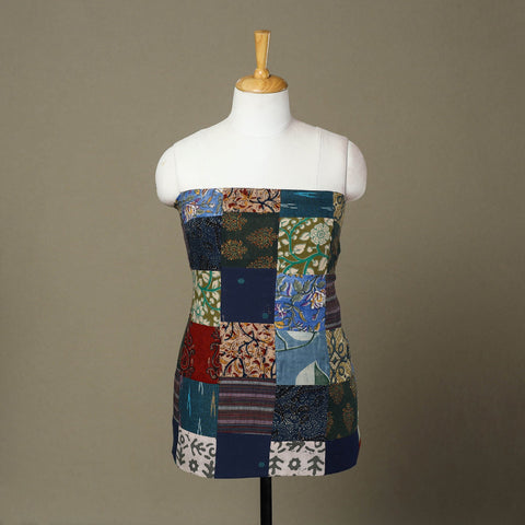 Buy Handcrafted Patchwork Cotton Kurta Material