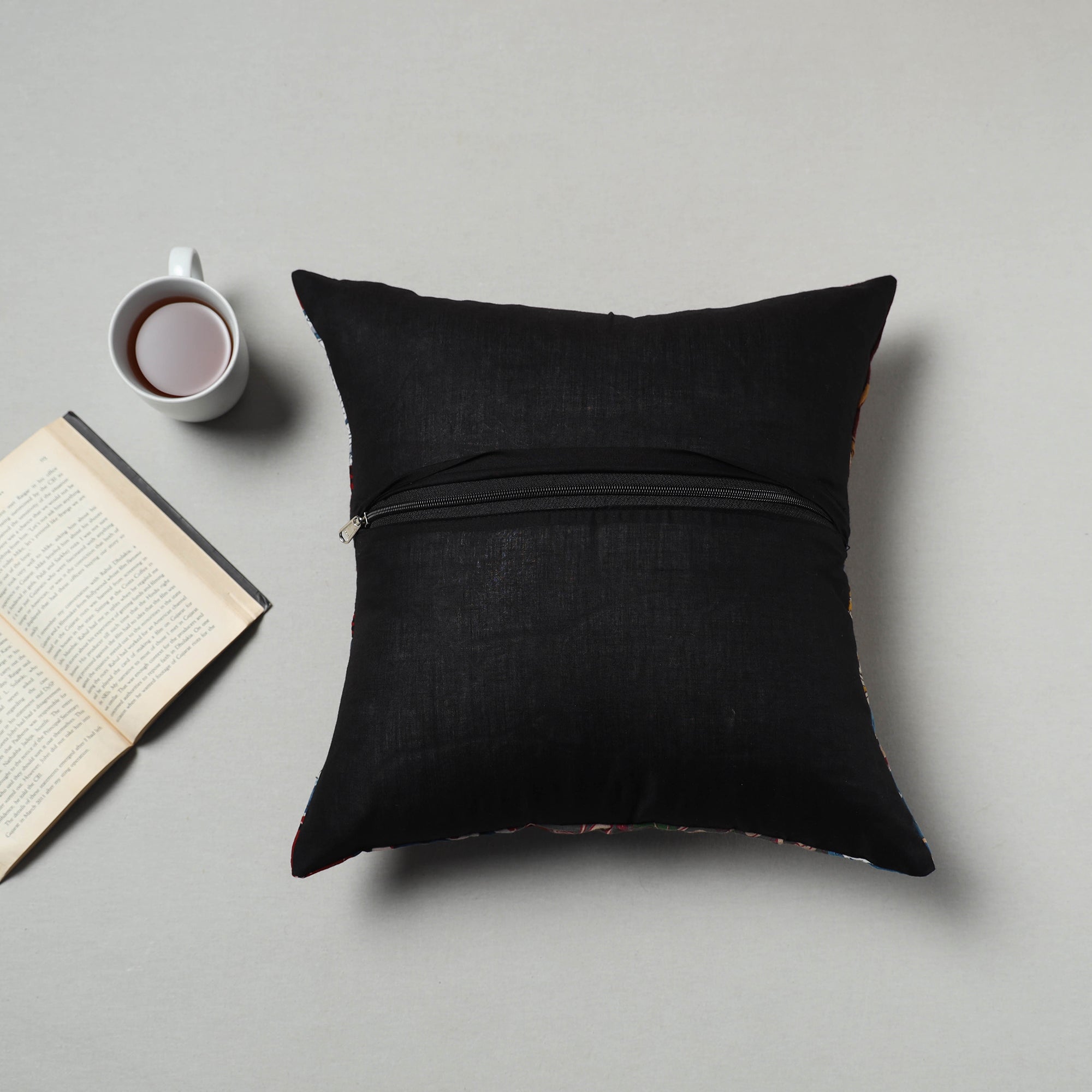 Multicolor - handcrafted patchwork cushion cover 05