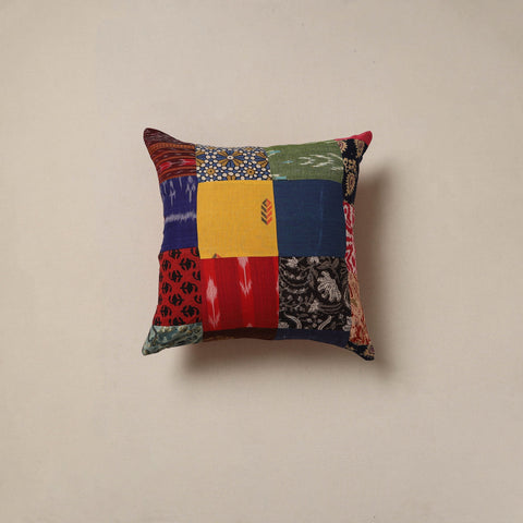 Handcrafted patchwork cushion cover 07