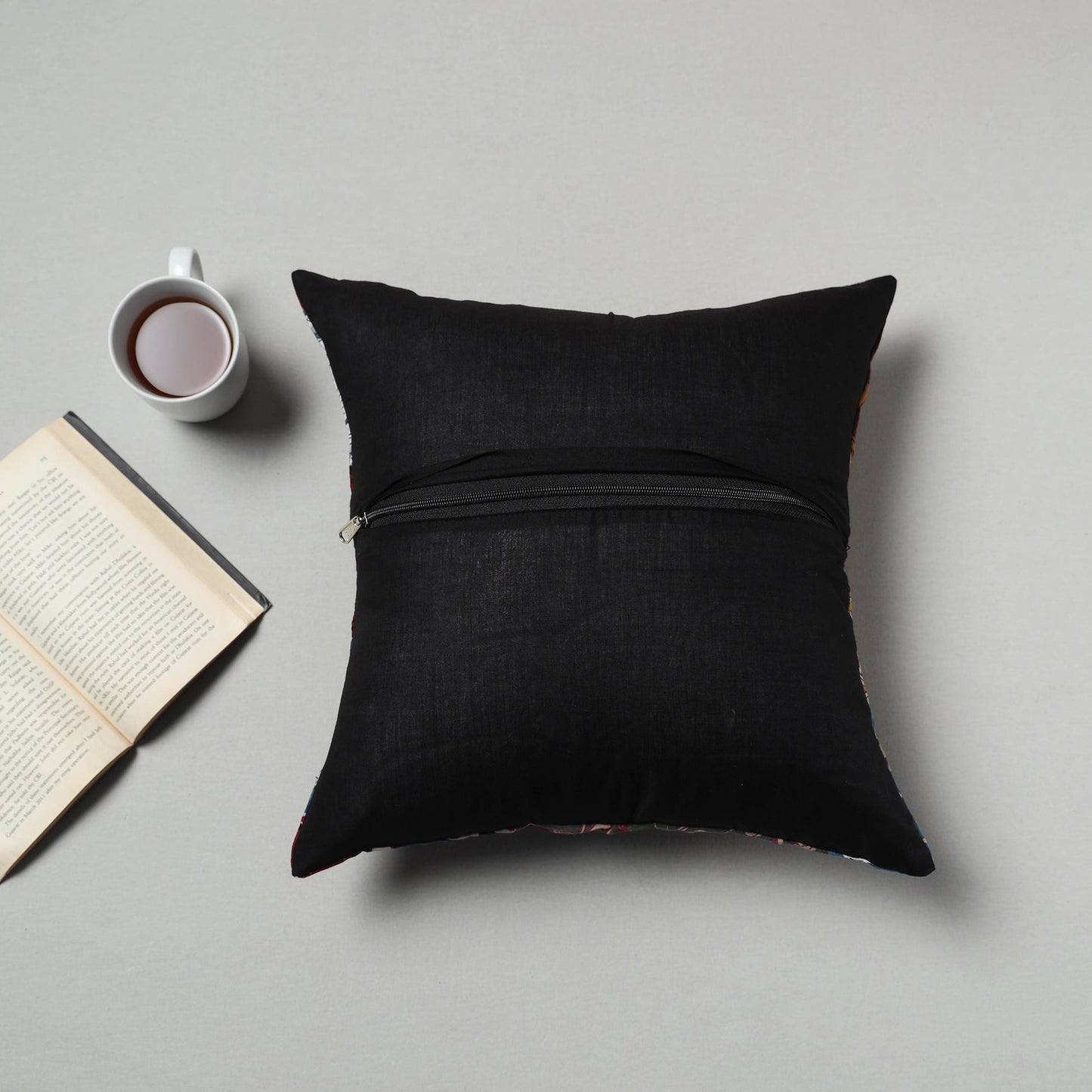 Multicolor - handcrafted patchwork cushion cover 08