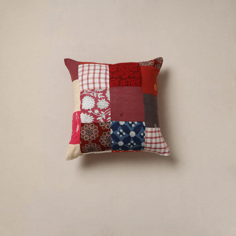 Handcrafted patchwork cushion cover 11