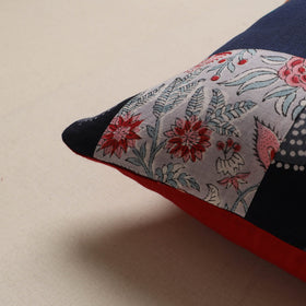 Handcrafted patchwork cushion cover 117