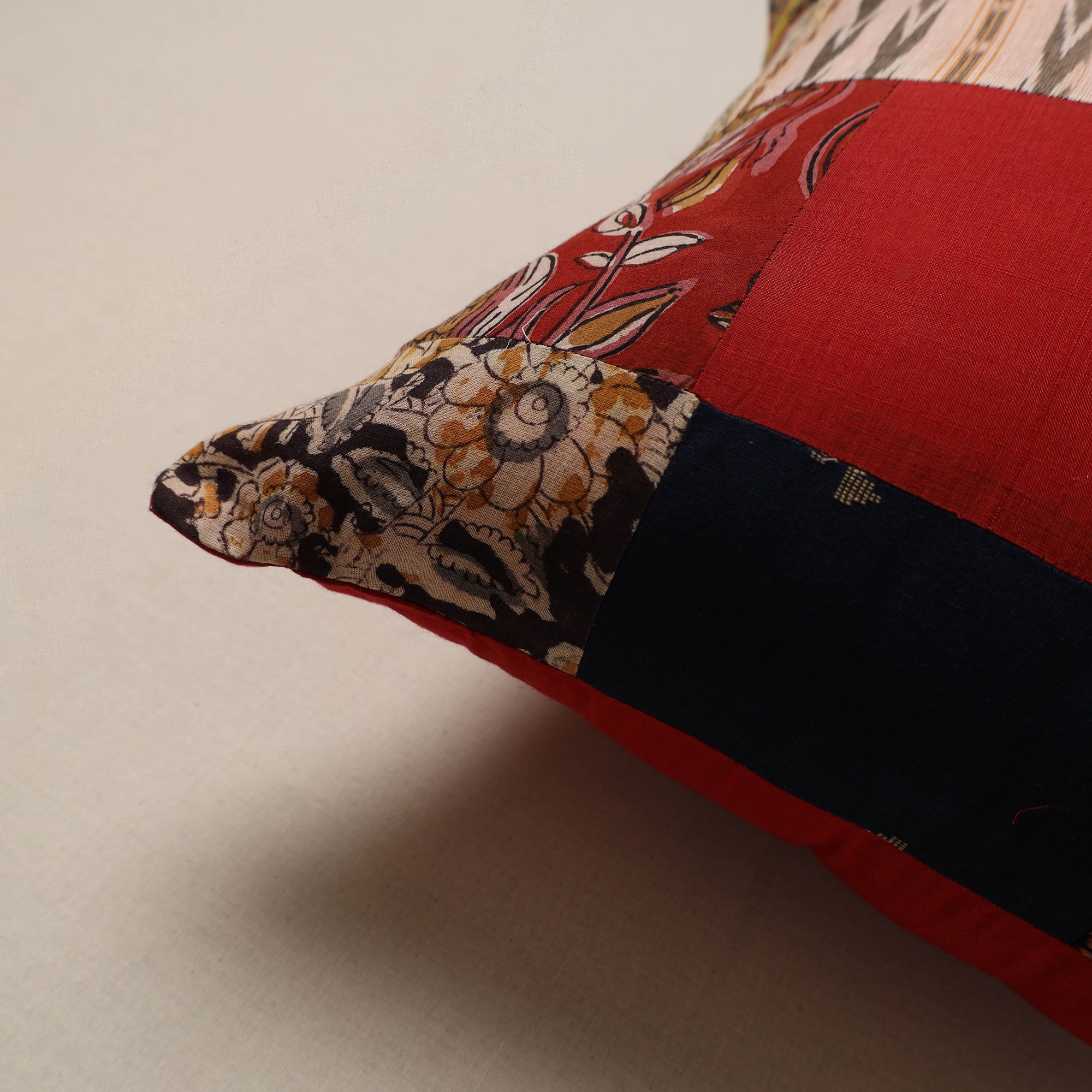 Handcrafted patchwork cushion cover 18