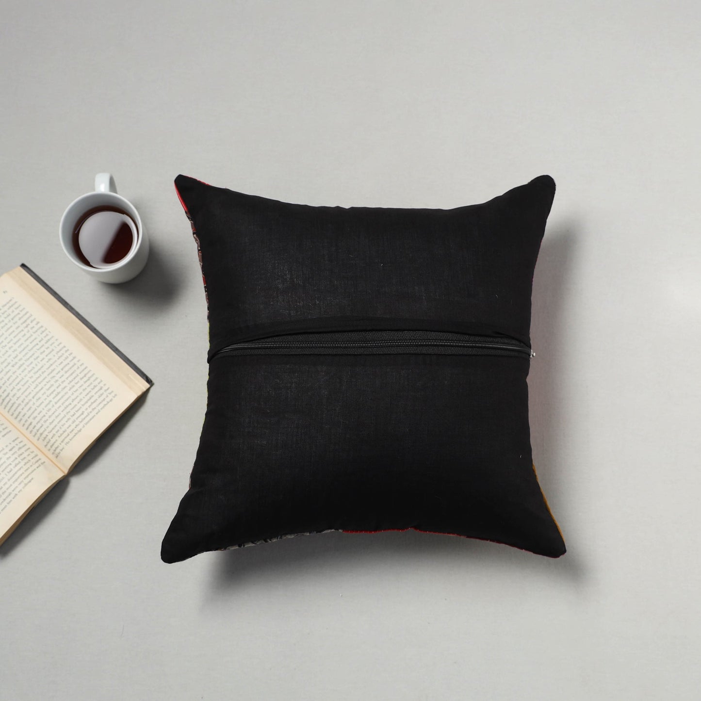 Multicolor - handcrafted patchwork cushion cover 22