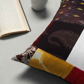 Multicolor - handcrafted patchwork cushion cover 26