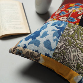 Multicolor - handcrafted patchwork cushion cover 33