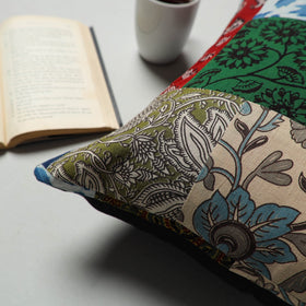 Multicolor - handcrafted patchwork cushion cover 35