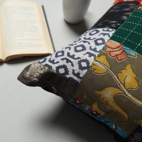 Multicolor - handcrafted patchwork cushion cover 38