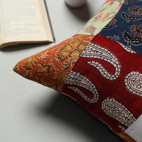 Multicolor - handcrafted patchwork cushion cover 52