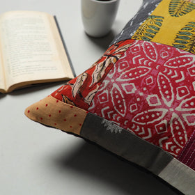 Multicolor - handcrafted patchwork cushion cover 61