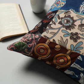 Buy Multicolor Handcrafted Patchwork Cushion Cover