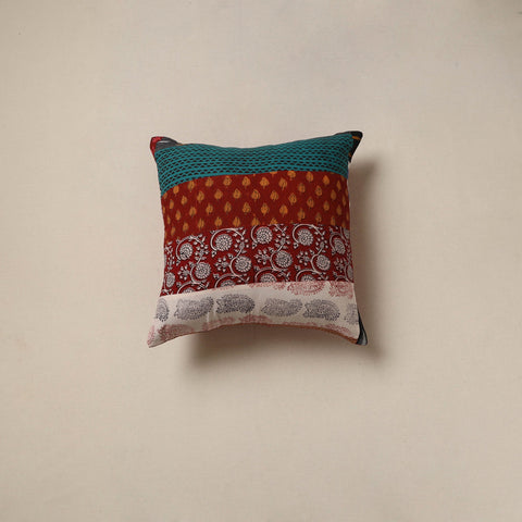 Handcrafted patchwork cushion cover 68