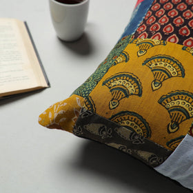 Multicolor - handcrafted patchwork cushion cover 78