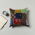 Multicolor Handcrafted Patchwork Cushion Cover