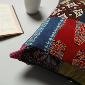  Multicolor Handcrafted Patchwork Cushion Cover