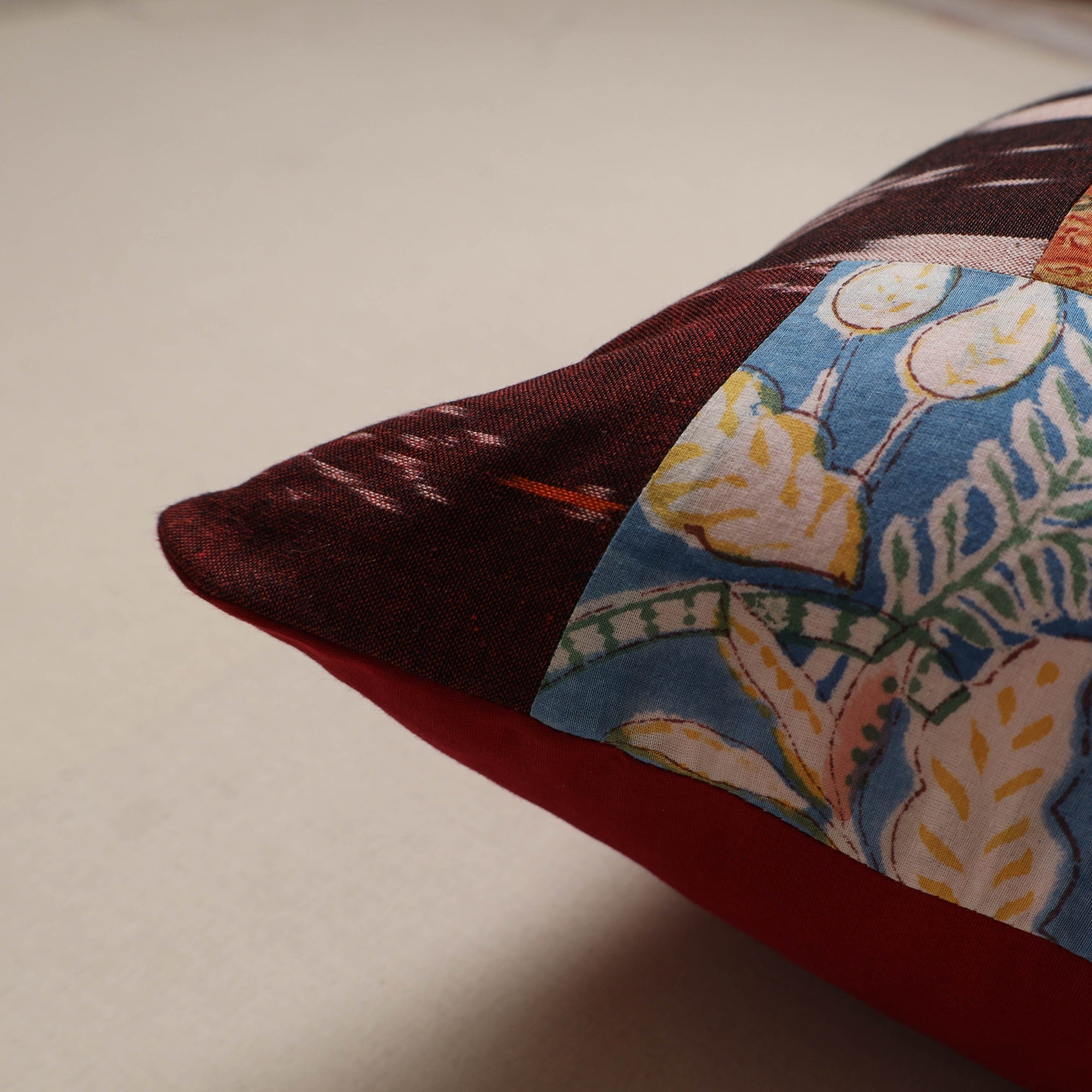 Handcrafted patchwork cushion cover 93
