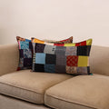 Handcrafted patchwork pillow covers (set of 2) 05