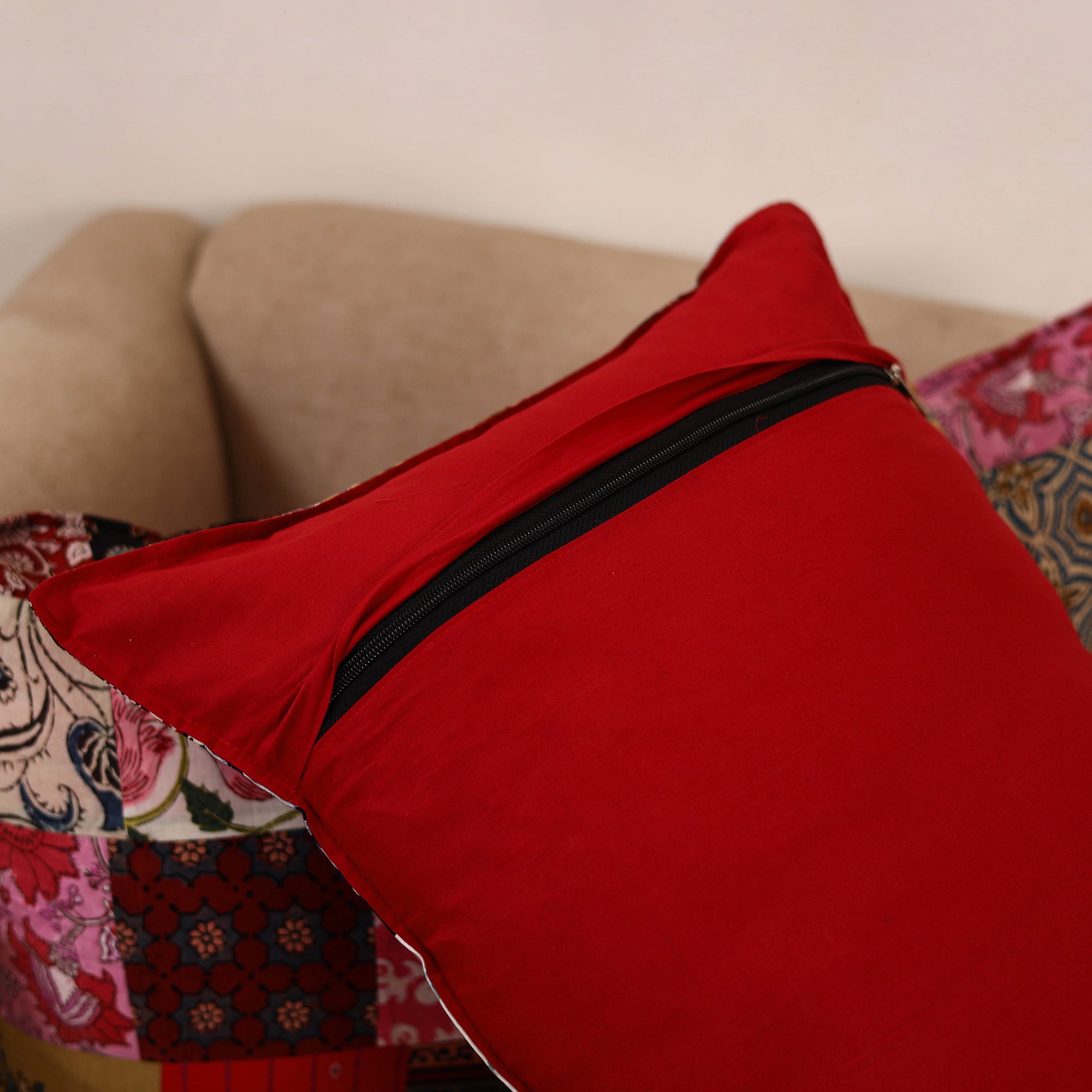 Handcrafted patchwork pillow covers (set of 2) 08