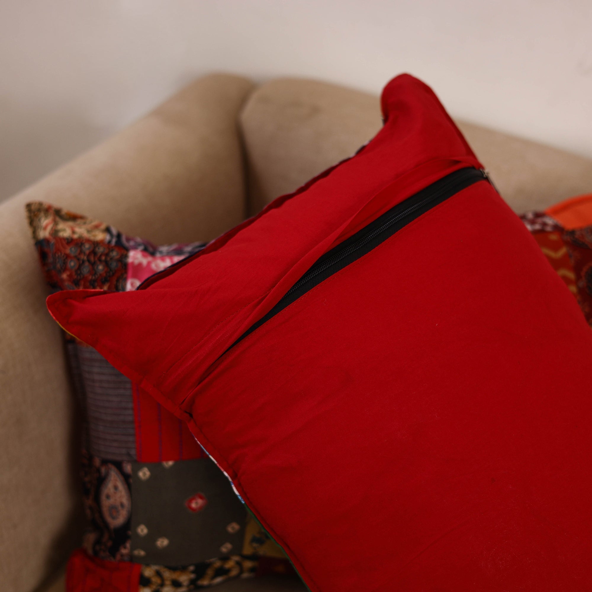 Handcrafted patchwork pillow covers (set of 2) 12