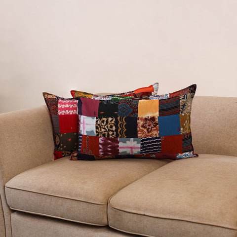 Handcrafted patchwork pillow covers (set of 2) 12