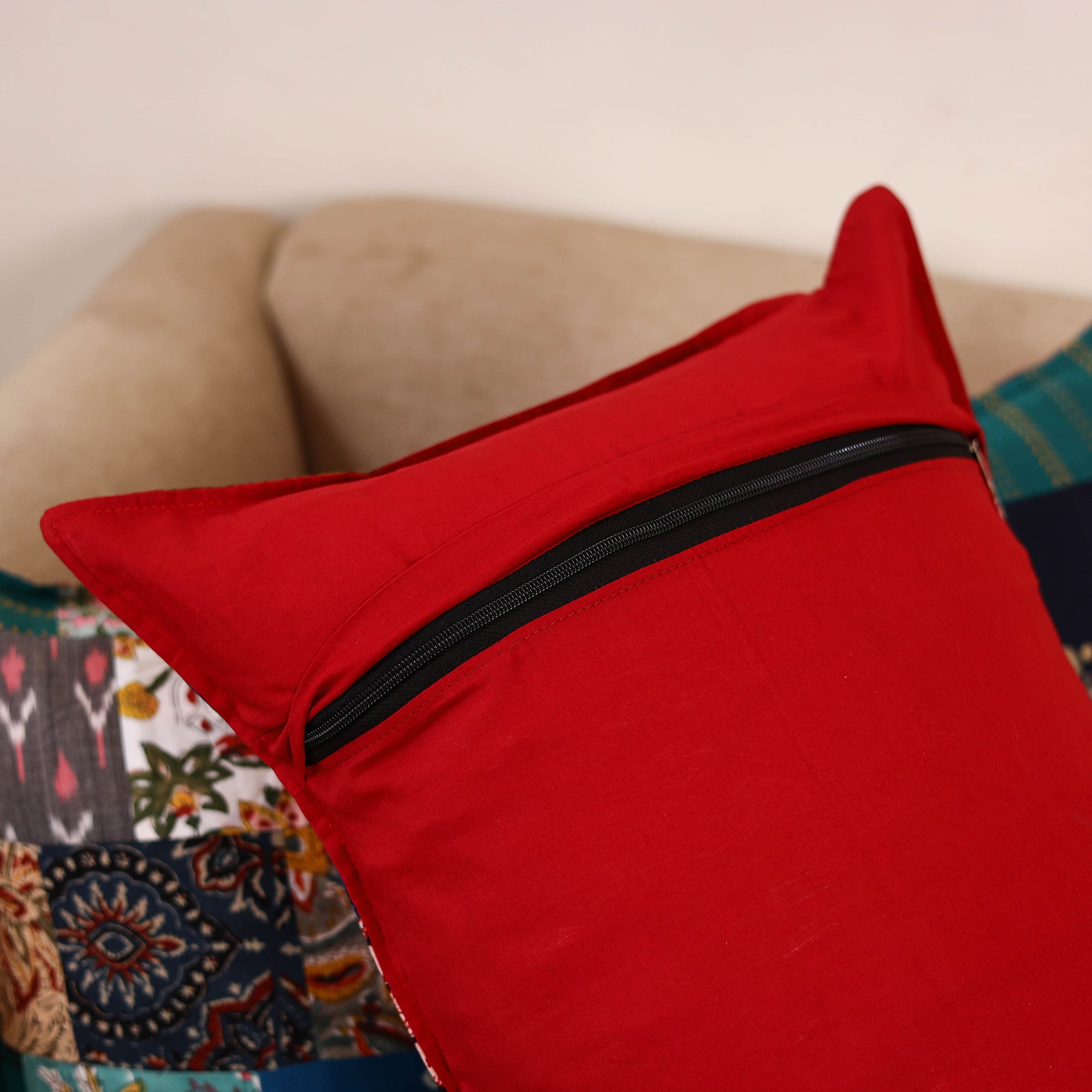 Handcrafted patchwork pillow covers (set of 2) 16