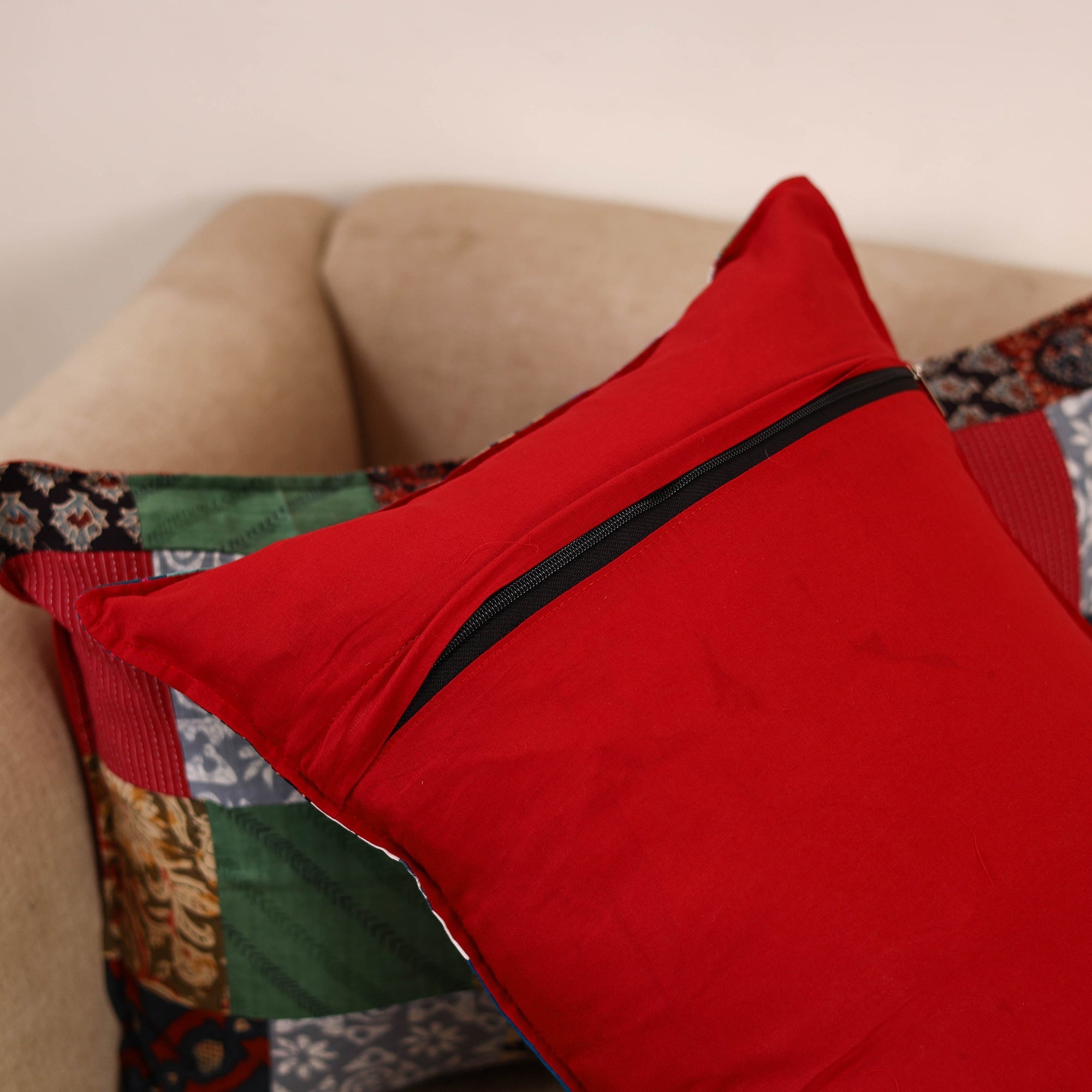 Handcrafted patchwork pillow covers (set of 2) 23