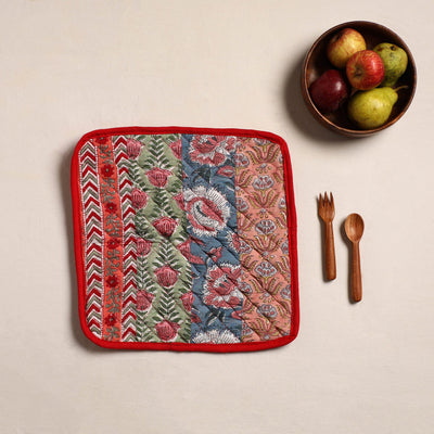 Multicolor Handcrafted Patchwork Pot Holder