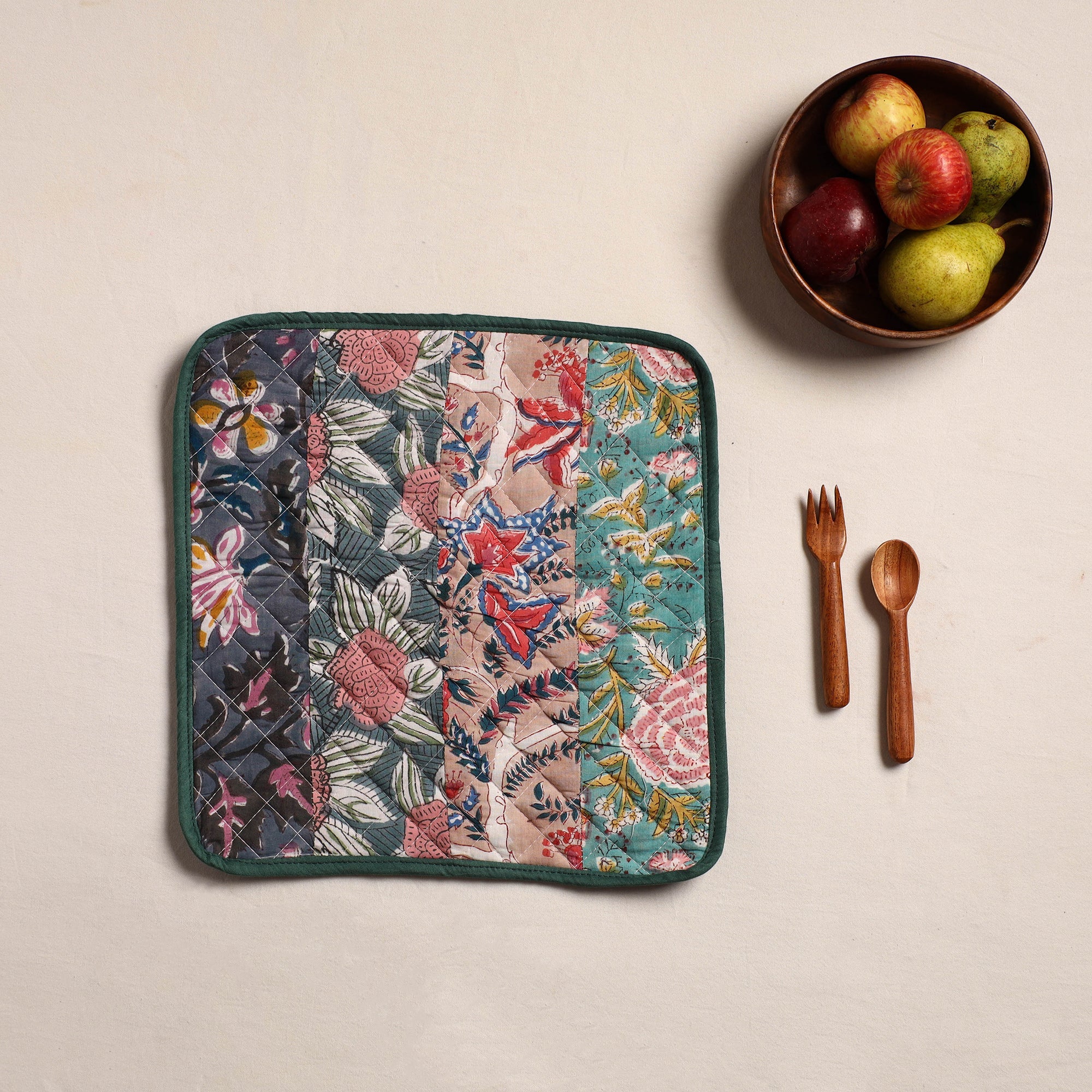 Multicolor Handcrafted Patchwork Pot Holder