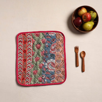 Multicolor Handcrafted Patchwork Pot Holder