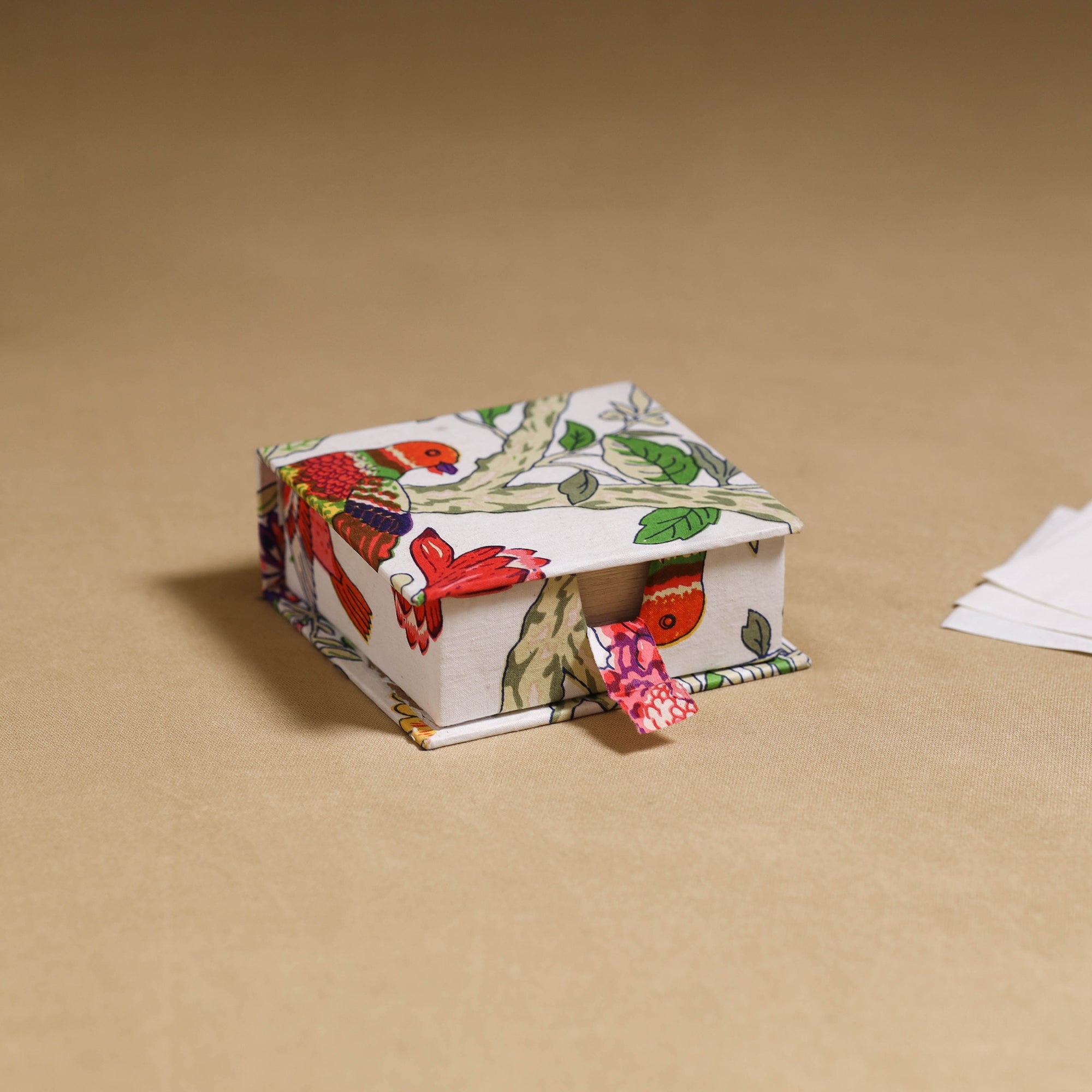 Multicolor - handcrafted printed card holder with slips 21