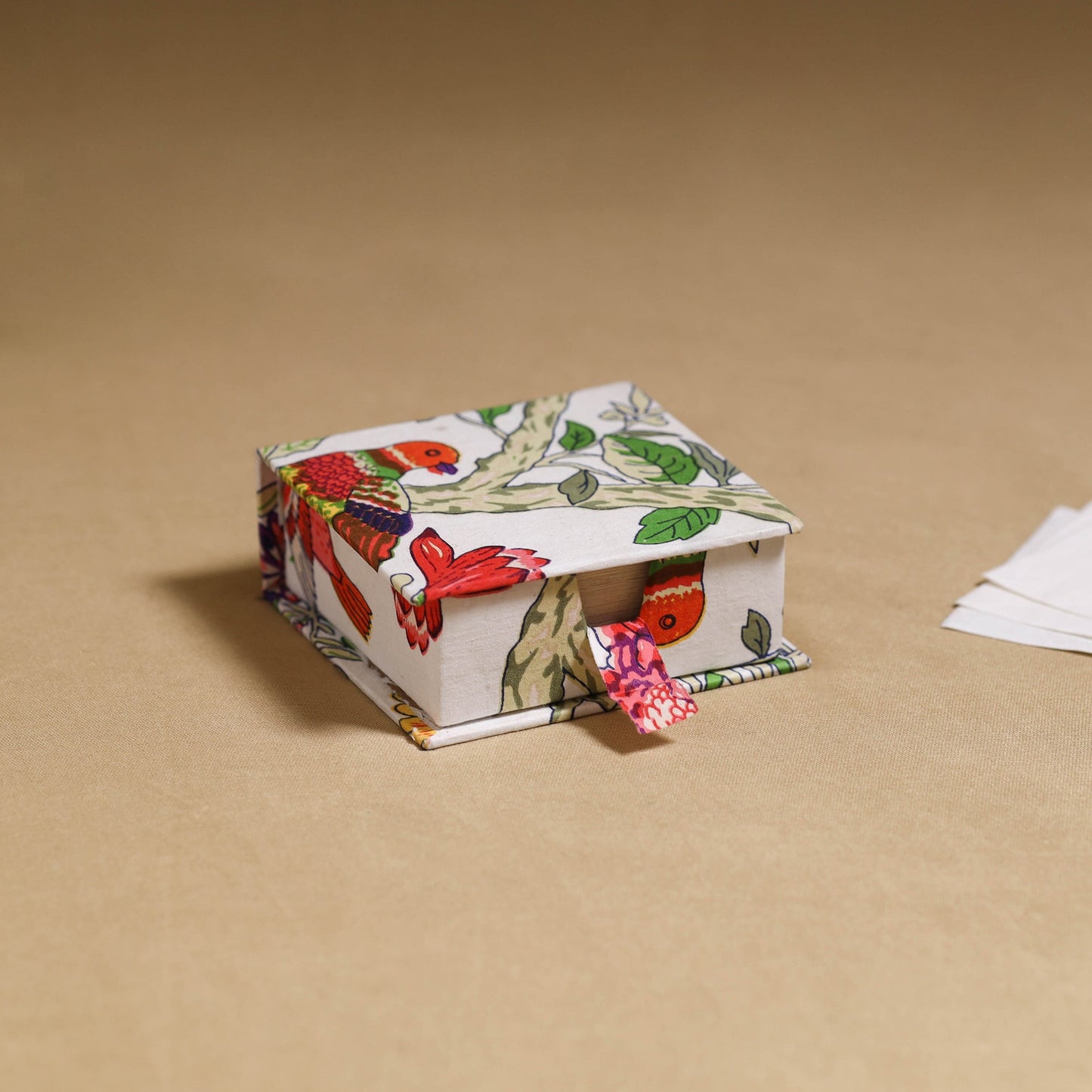 Multicolor - handcrafted printed card holder with slips 21