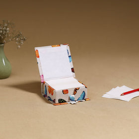 Multicolor - handcrafted printed card holder with slips 39