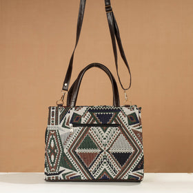 multicolor Handcrafted Printed Hand Bag