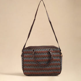  Multicolor Handcrafted Printed Laptop Bag 