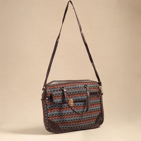  Multicolor Handcrafted Printed Laptop Bag 