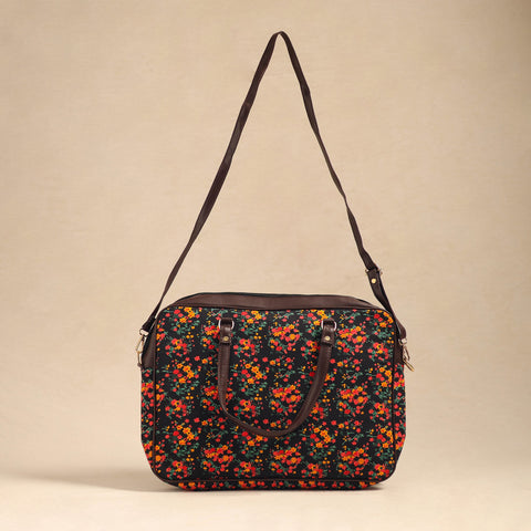  Multicolor Handcrafted Printed Laptop Bag 