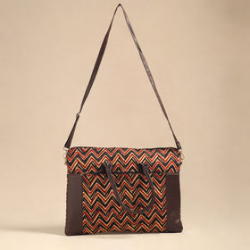  Multicolor Handcrafted Printed Laptop Bag 