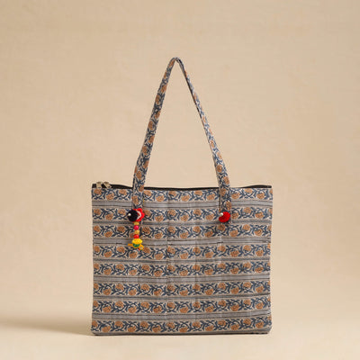  Multicolor Handcrafted Quilted Cotton Hand Bag