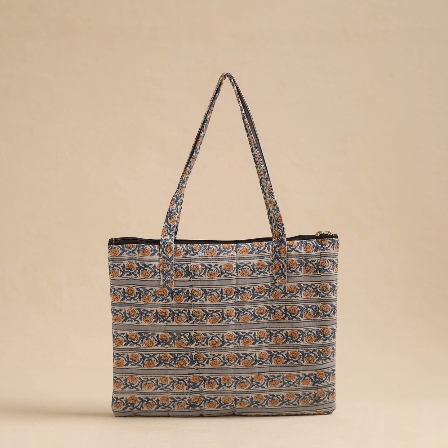  Multicolor Handcrafted Quilted Cotton Hand Bag