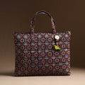 Multicolor Handcrafted Quilted Cotton Hand Bag 04