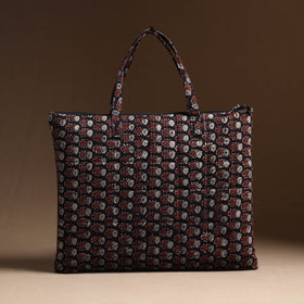 Multicolor Handcrafted Quilted Cotton Hand Bag 05