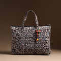 Multicolor Handcrafted Quilted Cotton Hand Bag 19