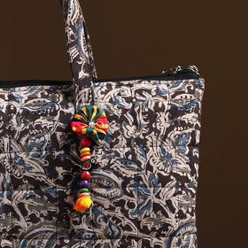 Multicolor Handcrafted Quilted Cotton Hand Bag 19